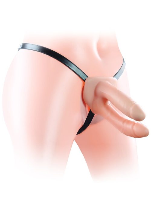 Lovetoy Unisex Hollow Double Strap On 6 Inch