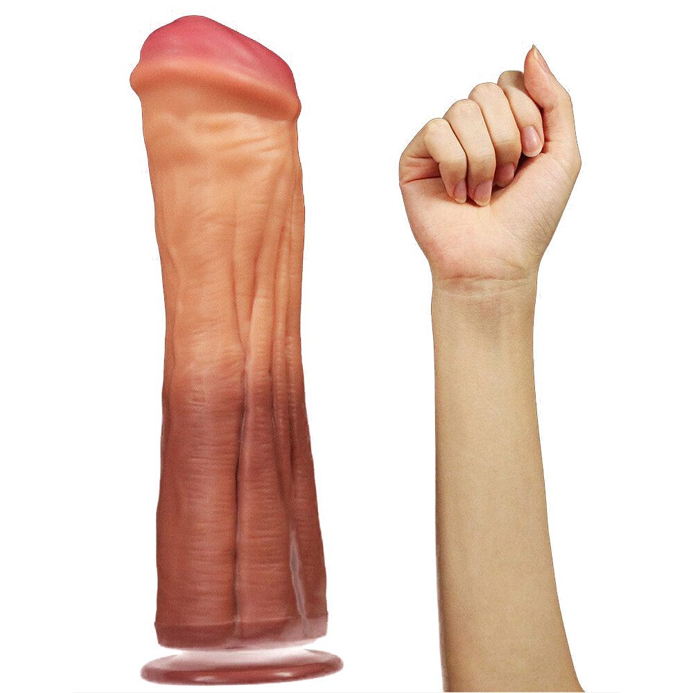 Lovetoy 12 Inch Dual Layered Silicone Horse Cock - Image 3