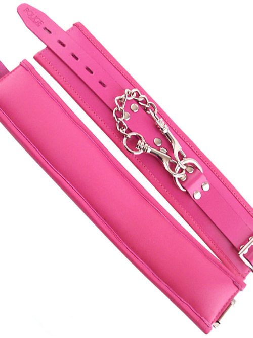 Rouge Garments Wrist Cuffs Padded Pink