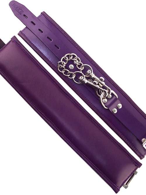 Rouge Garments Wrist Cuffs Padded Purple